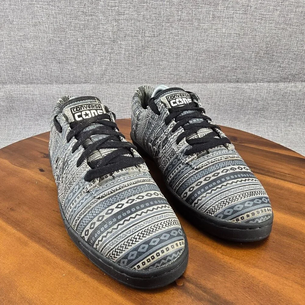 Converse KA-II Mens Patterned‎ Sneakers Size 10 Shoes Black & Gray Pattern